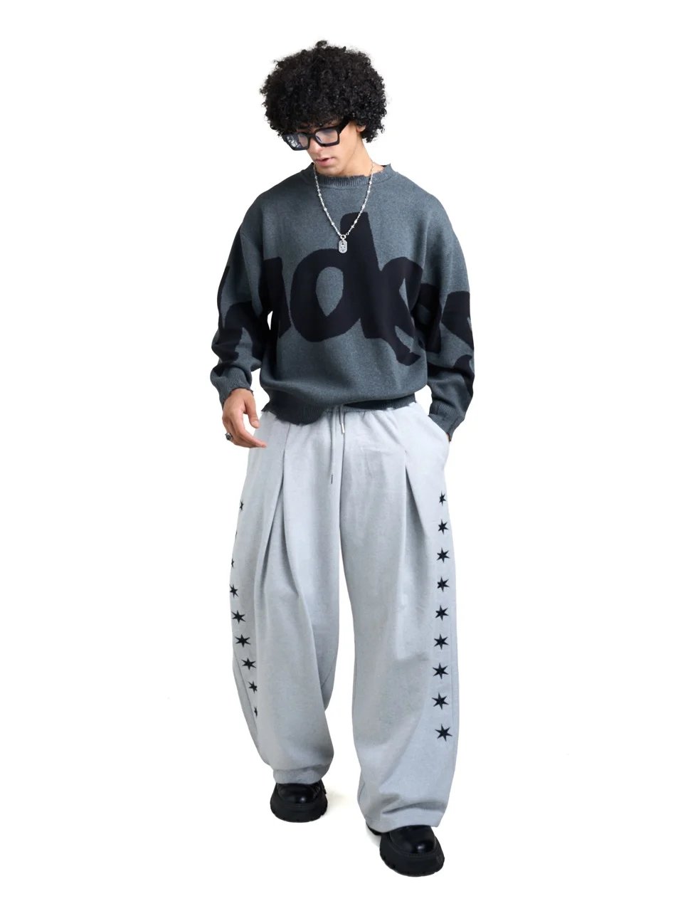 HADES Rebel Knit Sweater - Grey