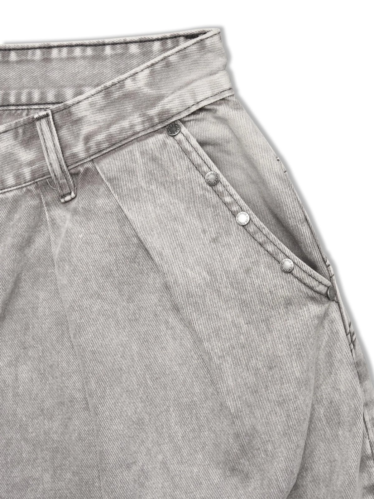 HADES Cipher Typography Loose Fit Denim Pants