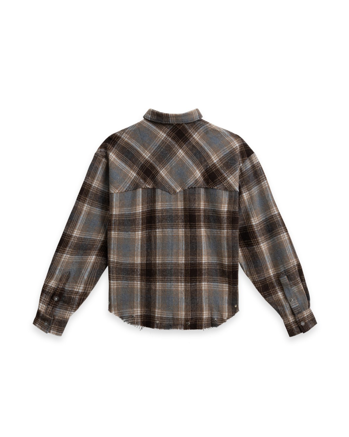 DIRTYCOINS DCxRS Western Rivet 格紋法蘭絨外套