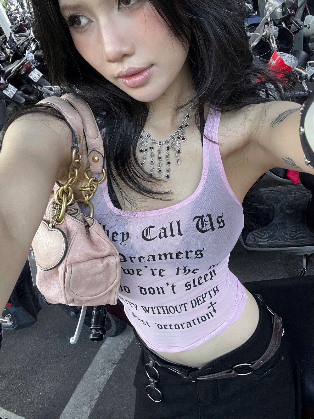 KILLSYSTEM DREAMERS 字母印花透視背心