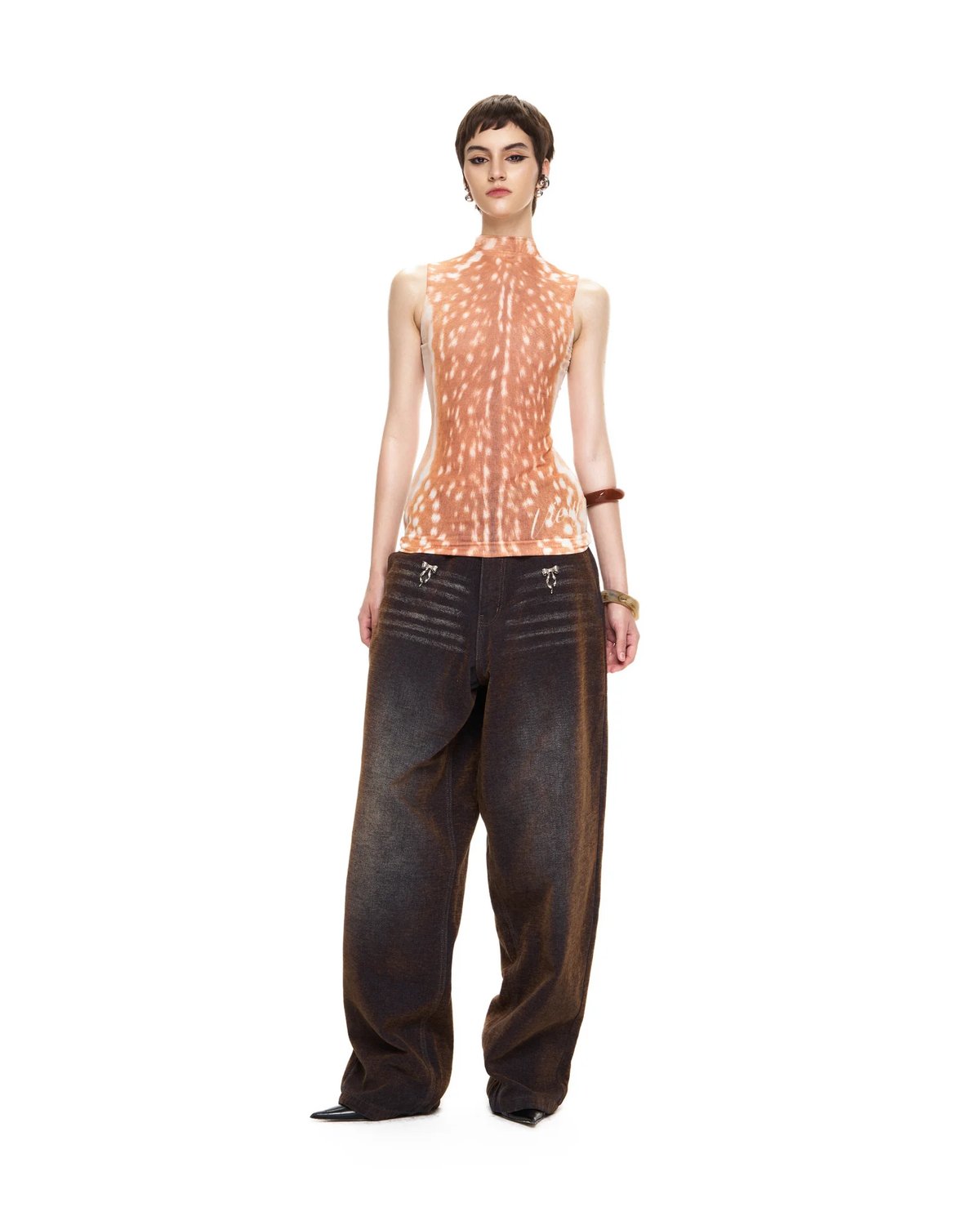 VIERY Tequila Waxed Denim Pants - Blue