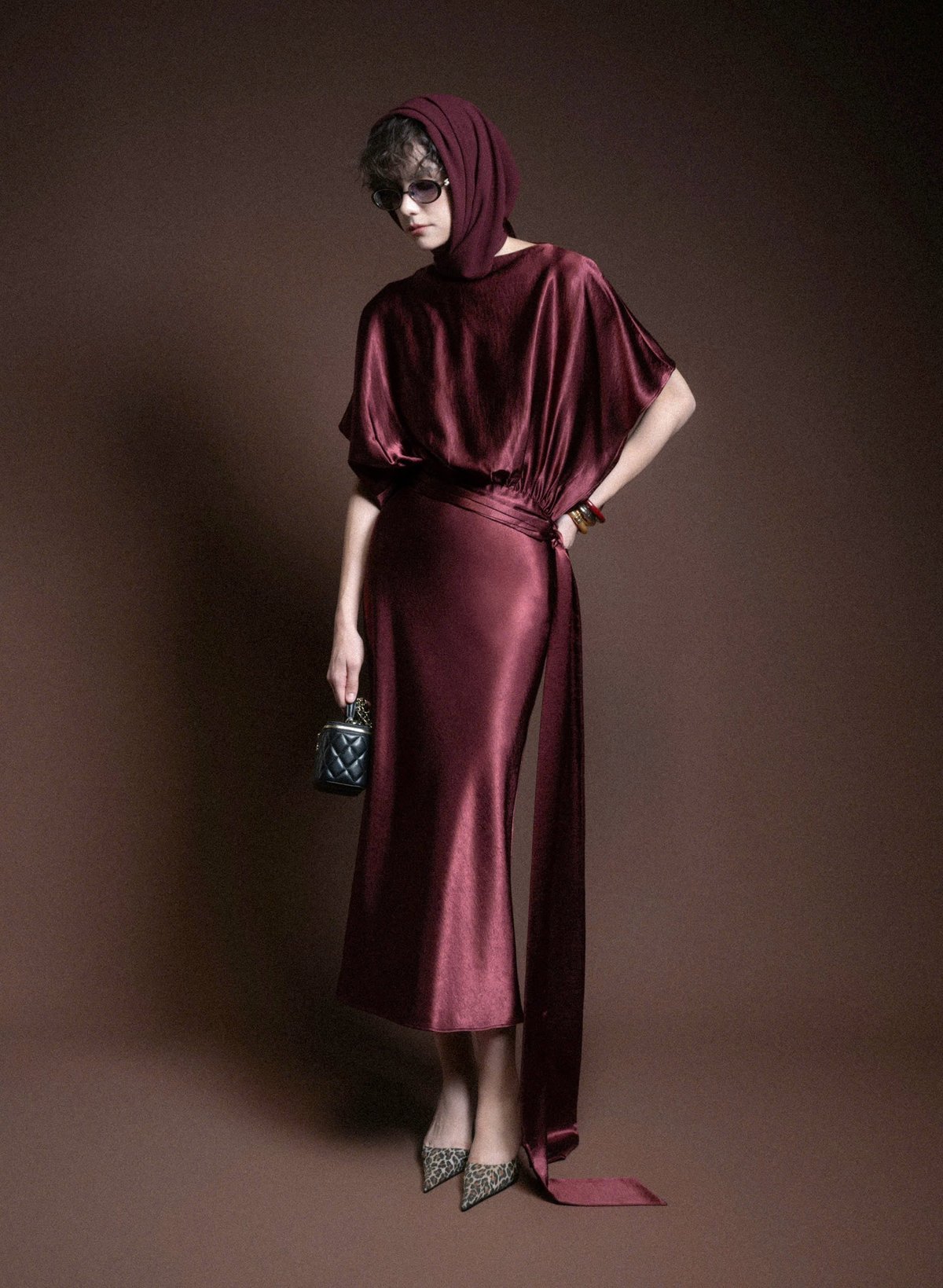 KISSERINE GIGI Satin Skirt