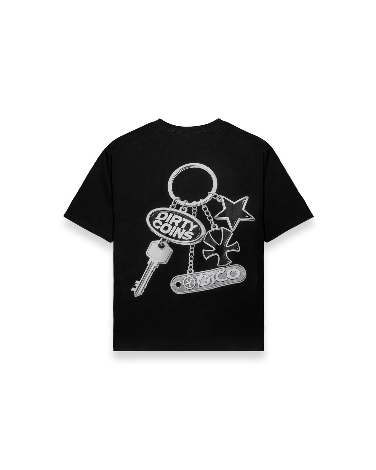 DIRTYCOINS Dico Key Fob Graphic T-Shirt