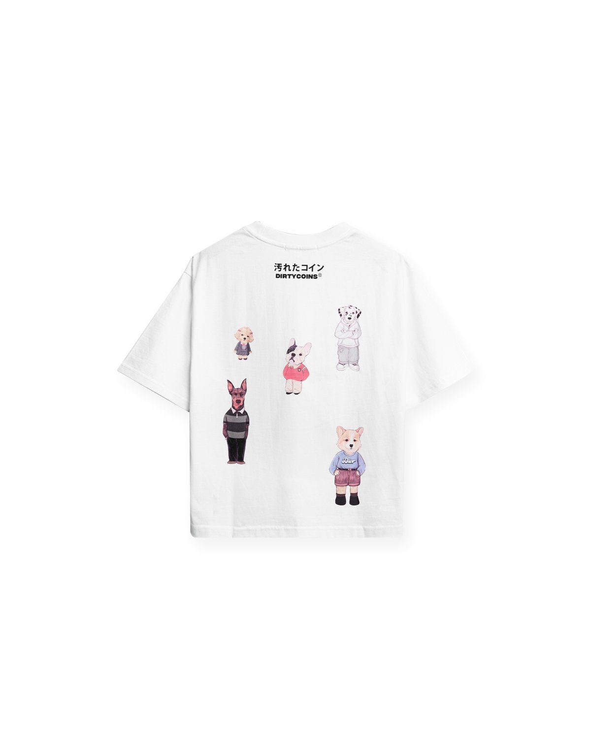 DIRTYCOINS Relaxed Boxy Puppies Hangouts T-Shirt