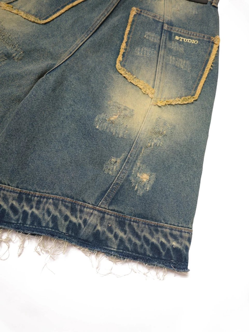 HADES Groovy Wash Denim Shorts