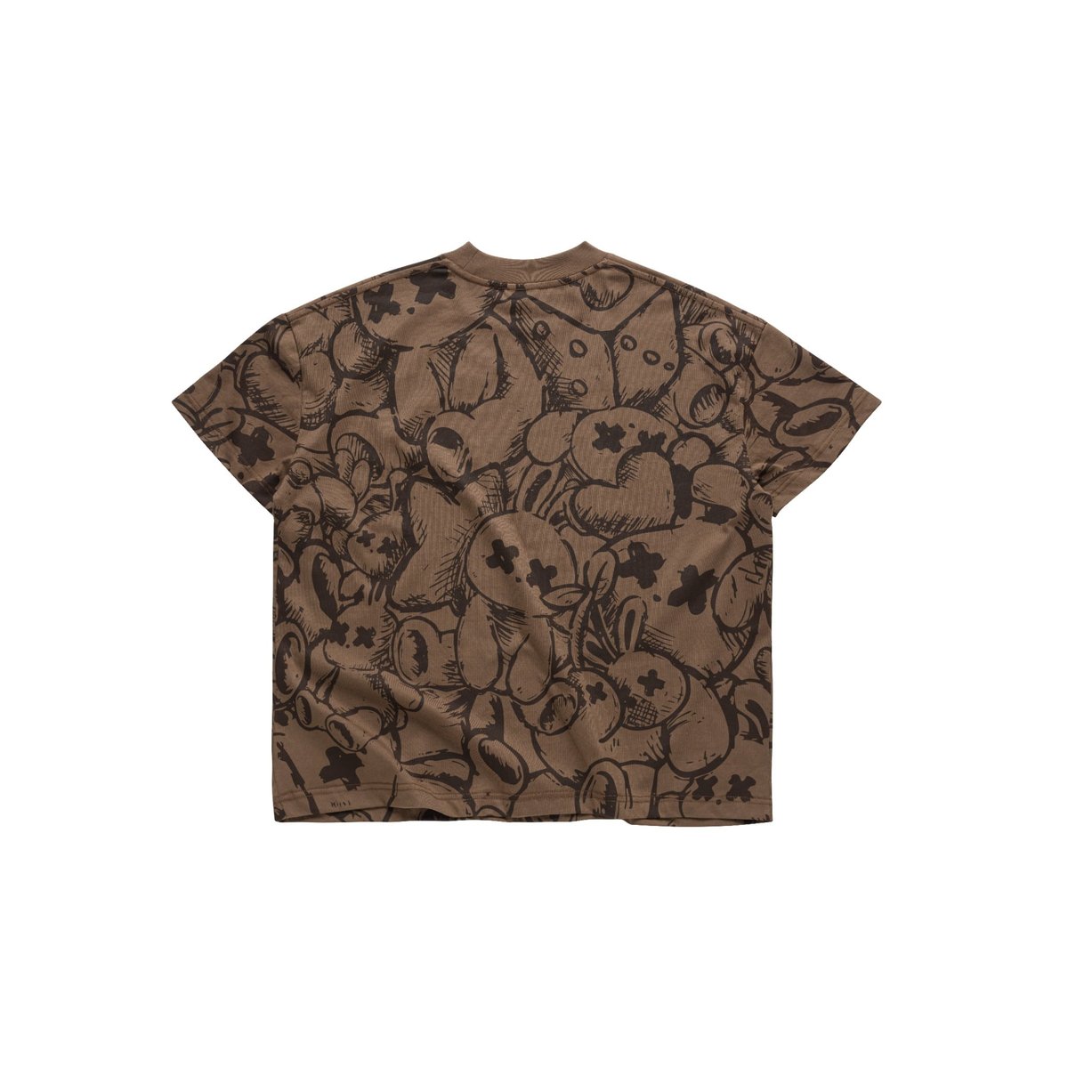 BAD RABBIT Chouchou Rabbit 絨毛兔子圖案 Boxy 版型短袖 T-shirt