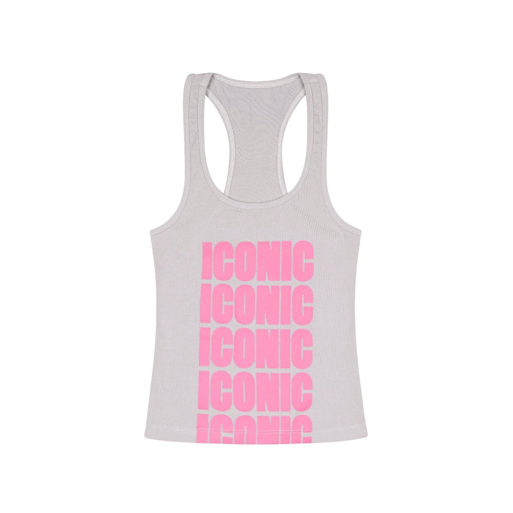 TWENTI Iconic Graphic Ribbed Tank Top