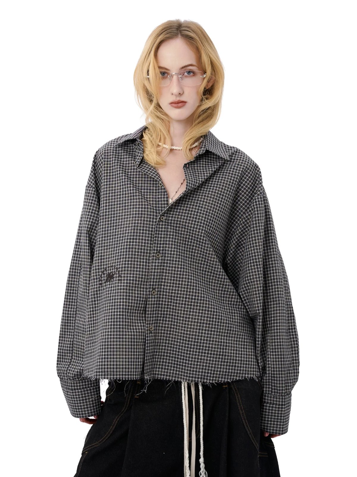 HADES Threadline Long Sleeve Striped Shirt - Black