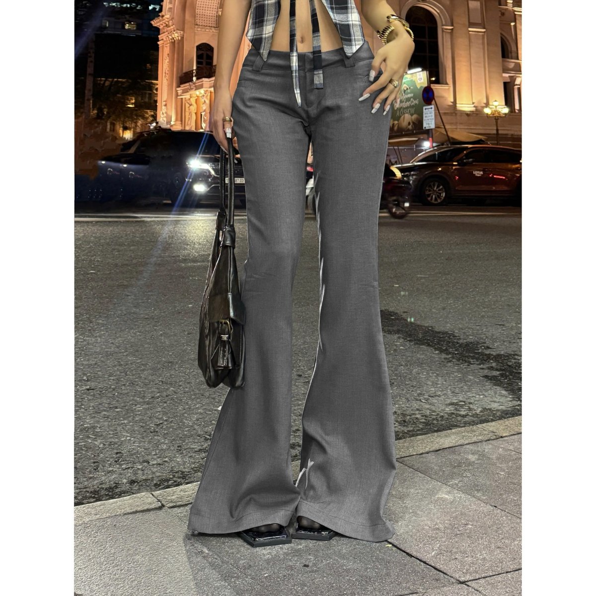 KILL SYSTEM JARIN Low Rise Flared Trousers