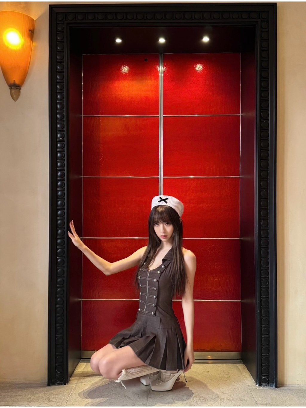 1jinnstudio Brown Kira Dress