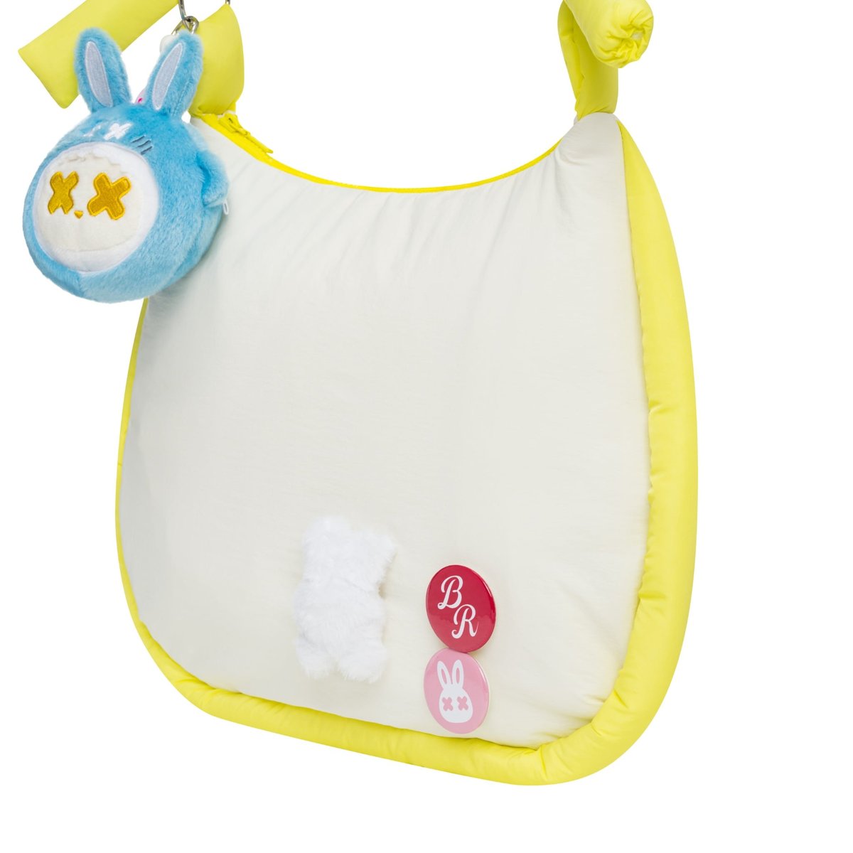 BAD RABBIT Sunny Rabbit Regular Quilted Shoulder Bag - Cream