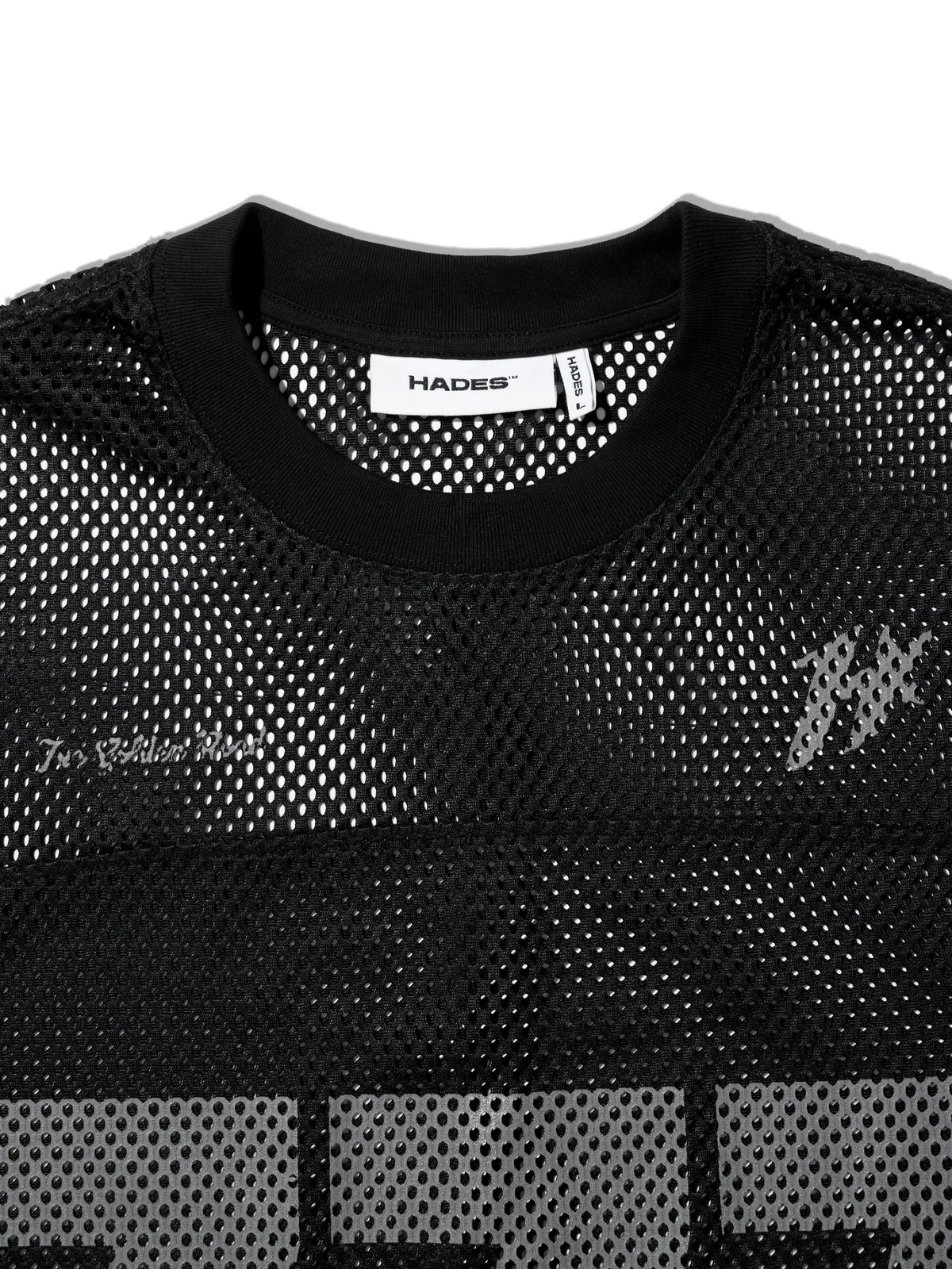 HADES 777 Mesh 網眼運動 T-Shirt - 黑色