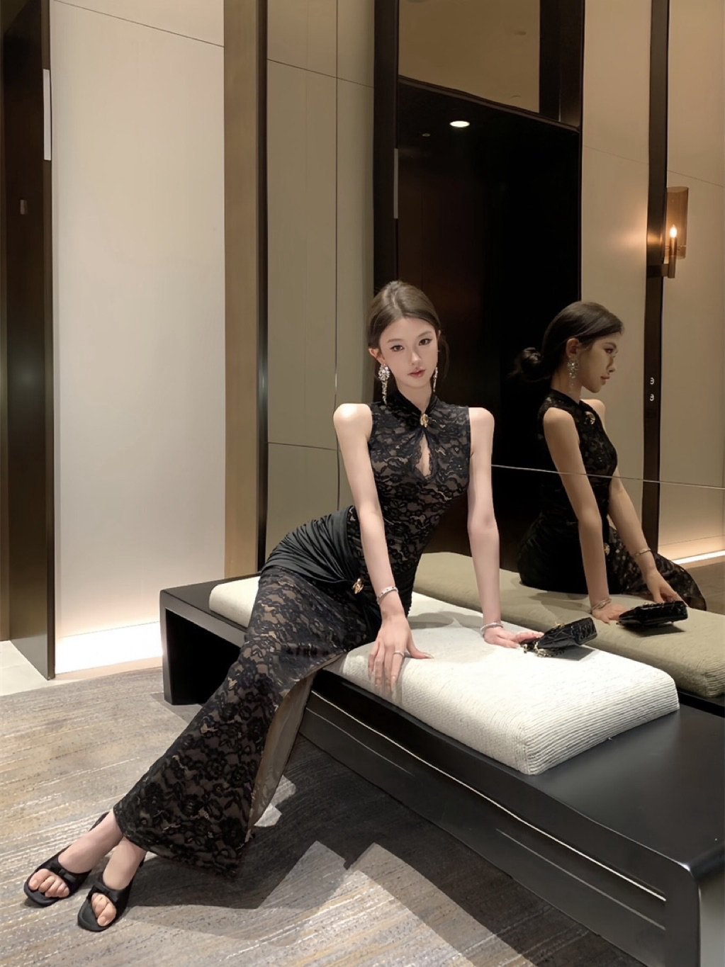 Moxi Lace Maxi Dress