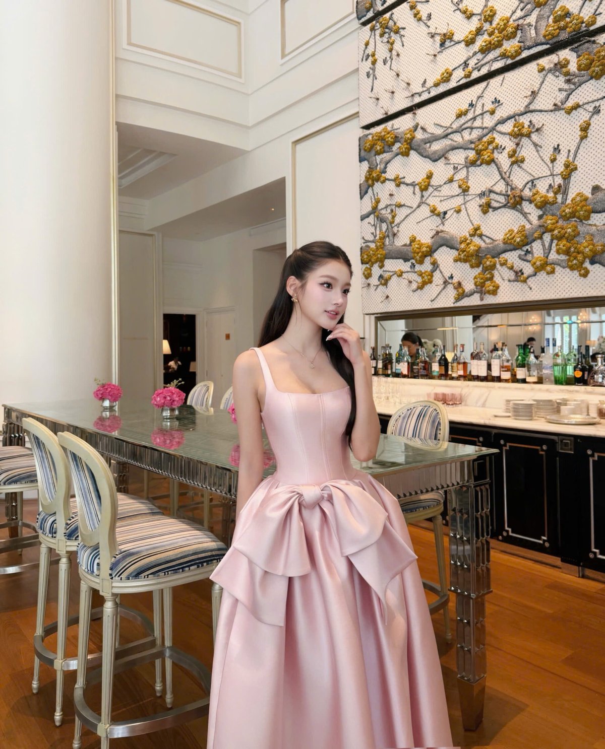 CHOU CHOU Mila Bow 蝴蝶結連身裙