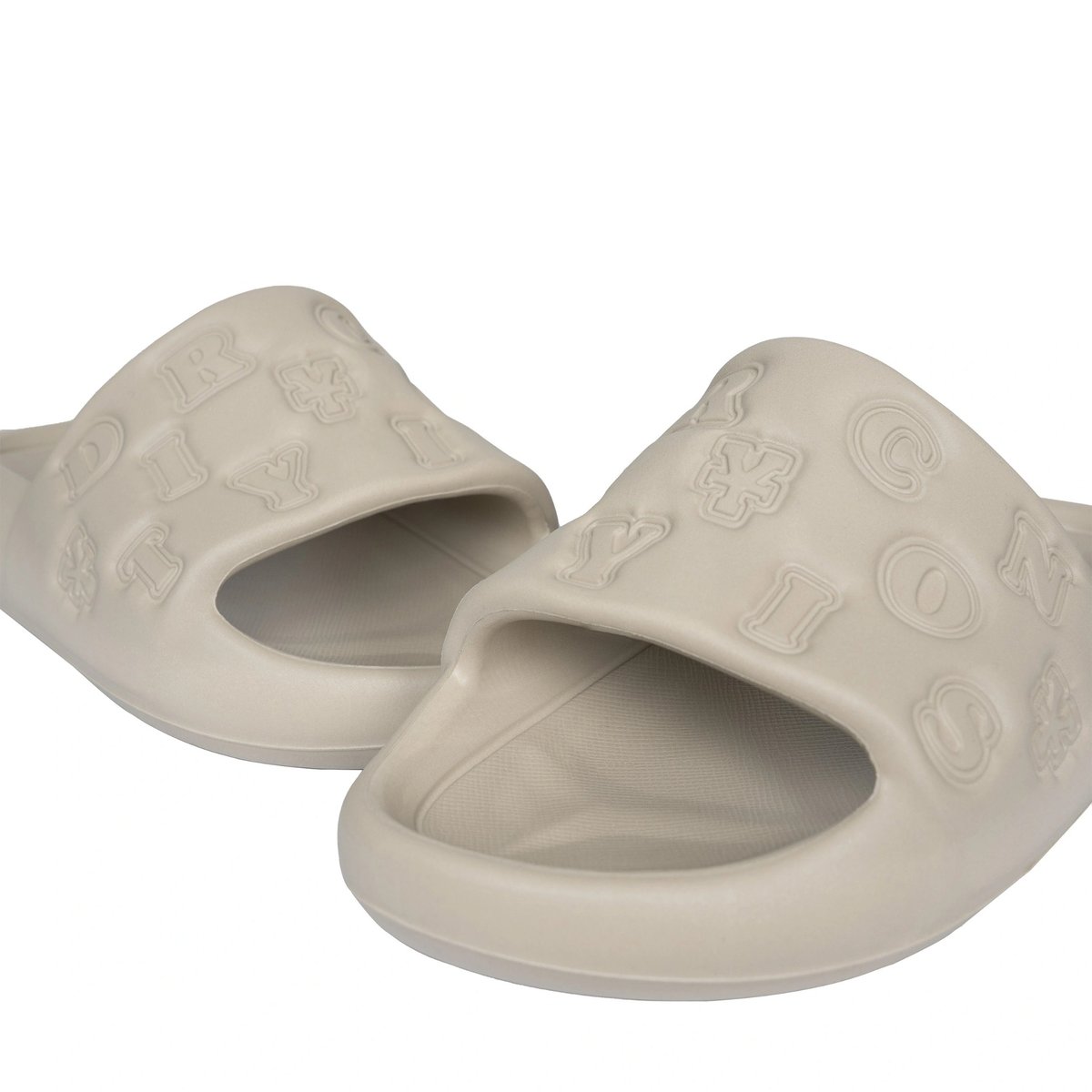 DirtyCoins Embossed Slides 壓紋運動拖鞋
