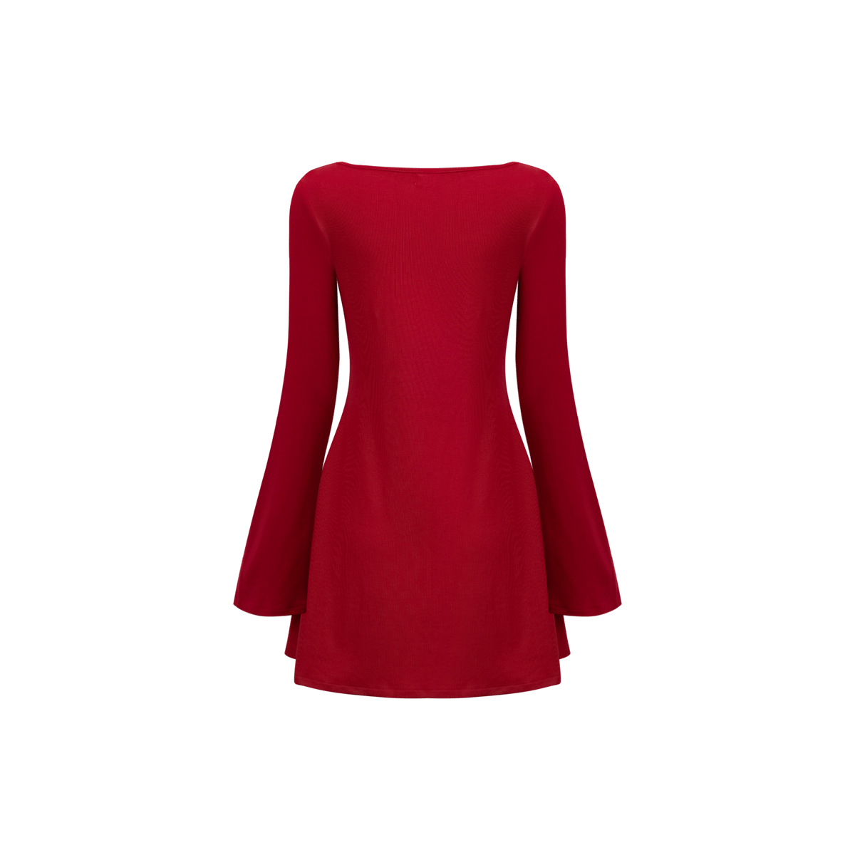 DOTTIE Macie Boat Neck Long Sleeve Mini Dress