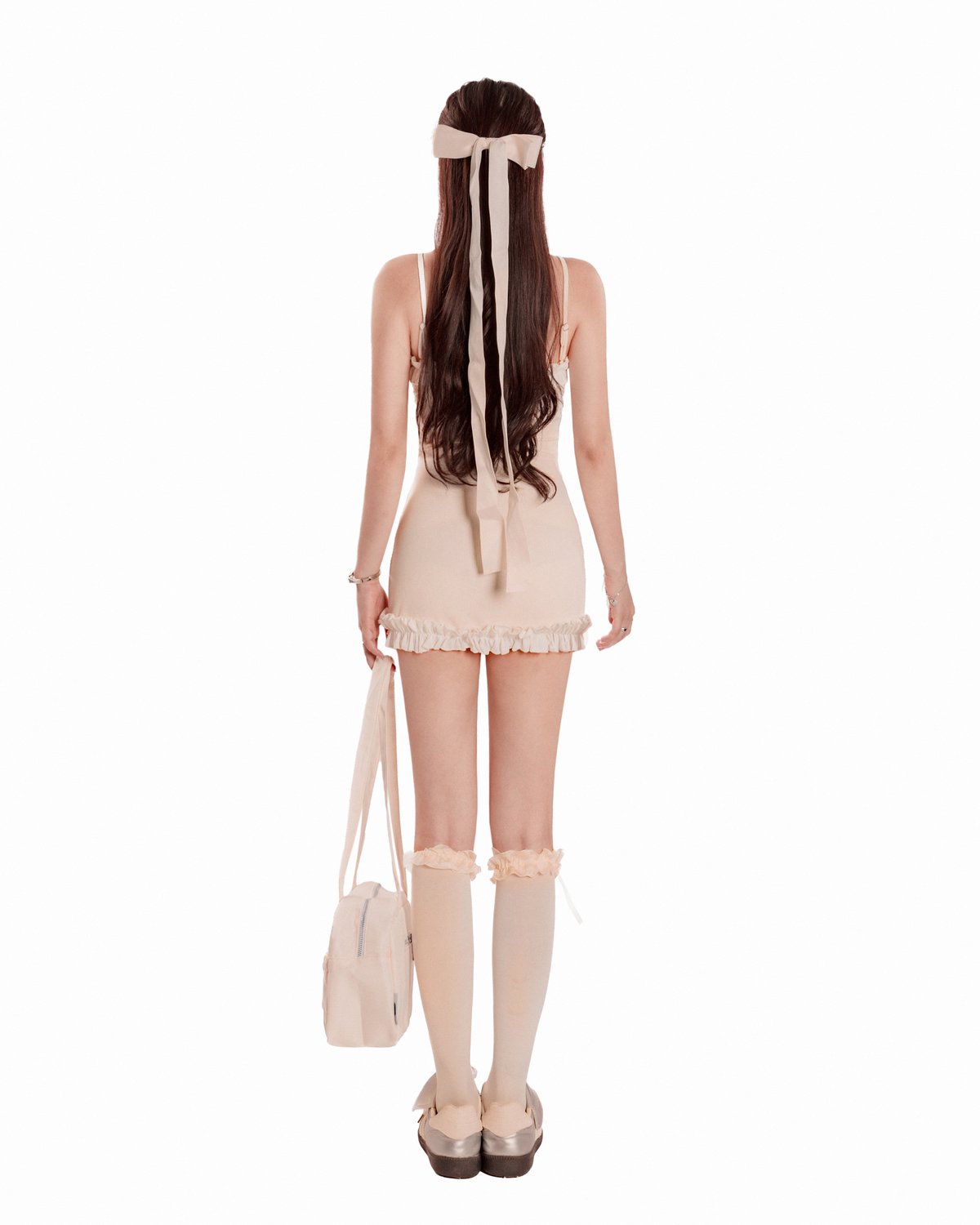 DKMV Lolita Spaghetti Strap A-Line Mini Dress