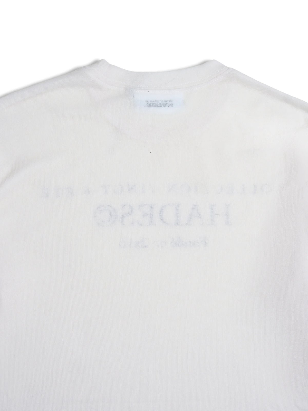HADES VINGT-SIX 長袖印花 T-shirt - 白色