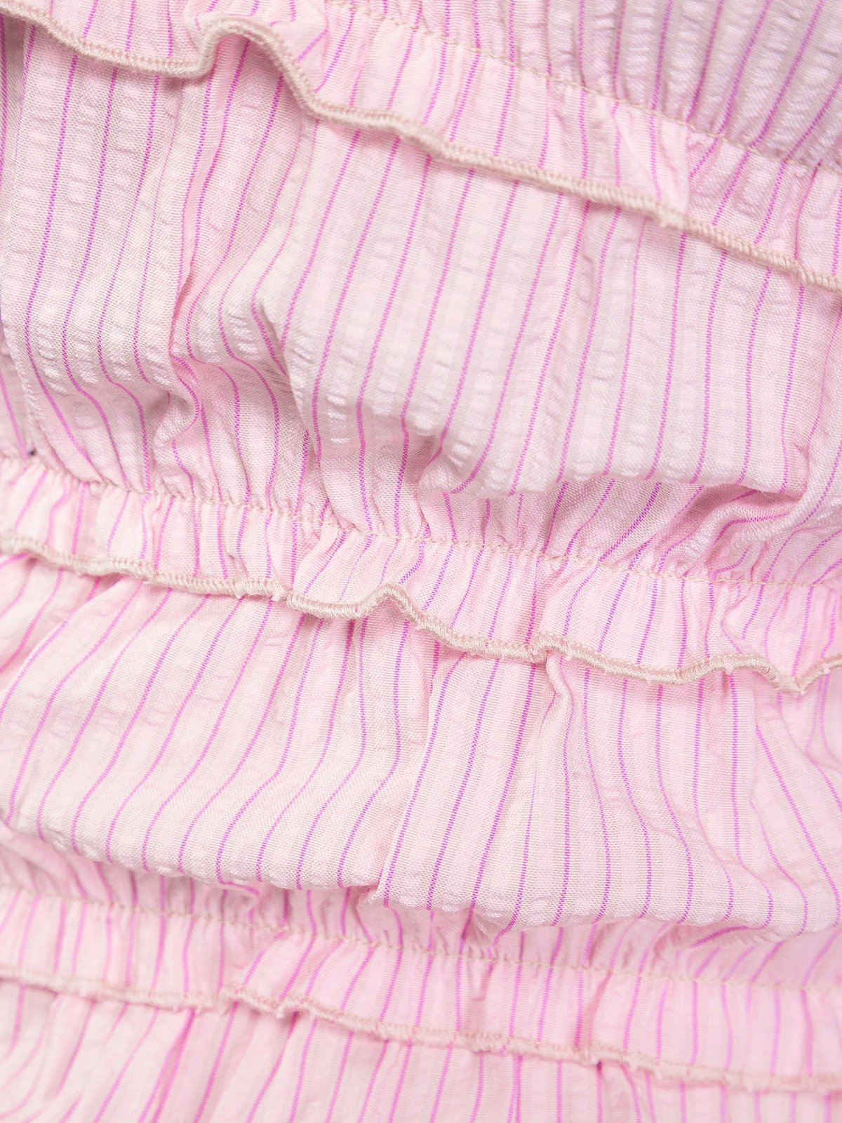 DKMV Sugarplum Off-shoulder Gingham Dress