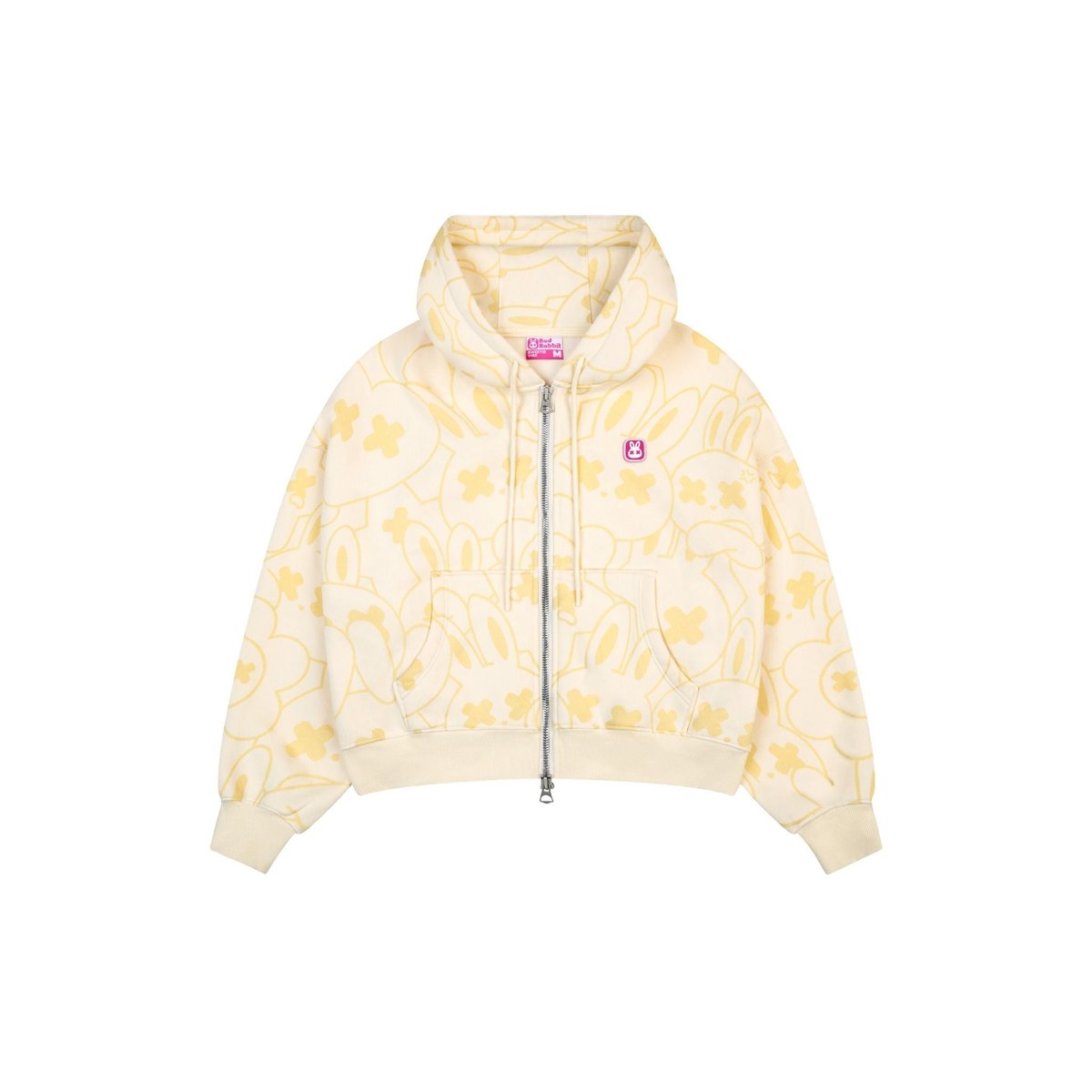 BAD RABBIT Summer Rabbit Boxy Zip Hoodie