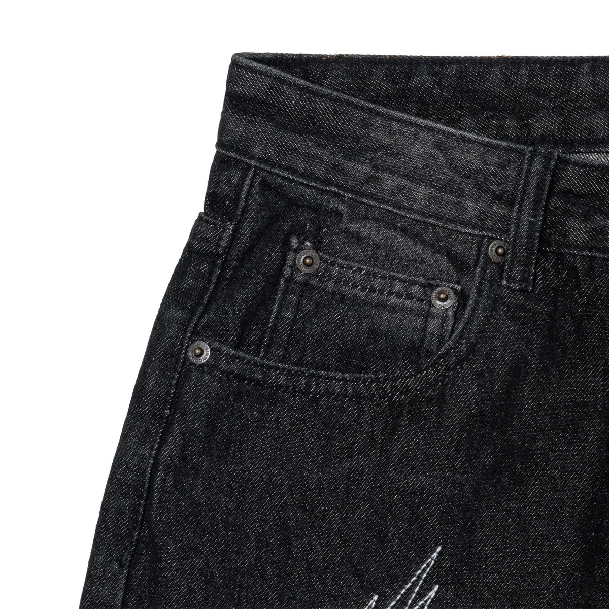 DIRTYCOINS Wash Flame Denim Pants