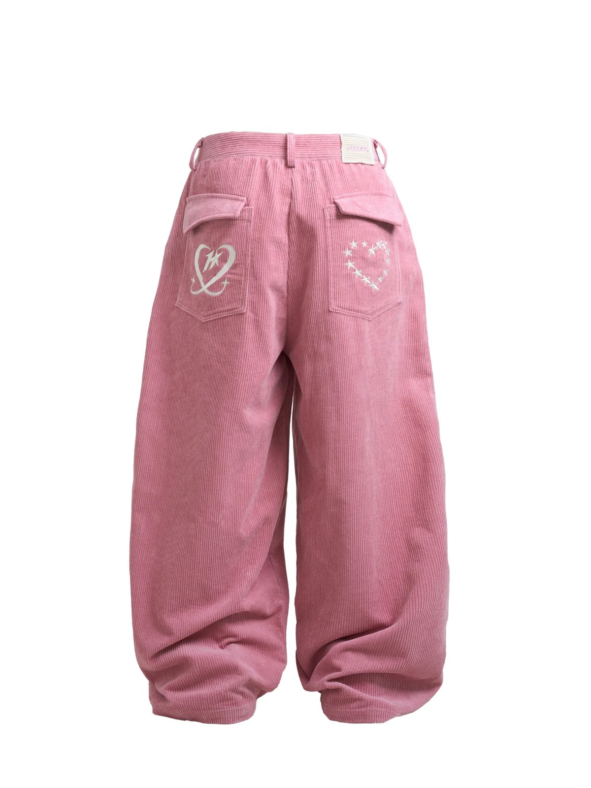 HADES Pink Stardust Corduroy Wide Leg Pants