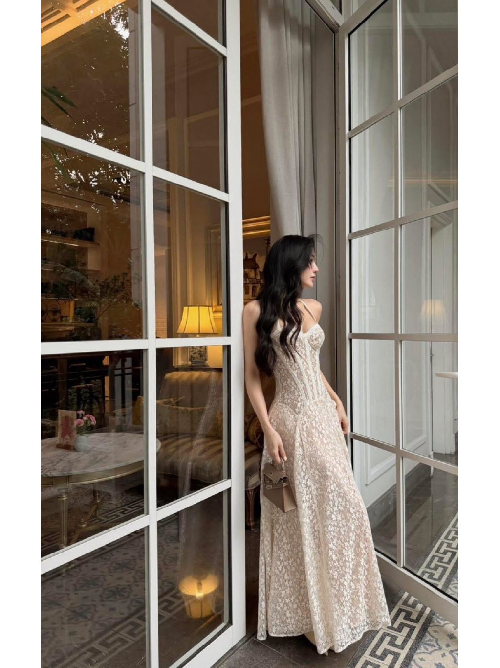 CHOUCHOU Folyn Lace Elegant Dress