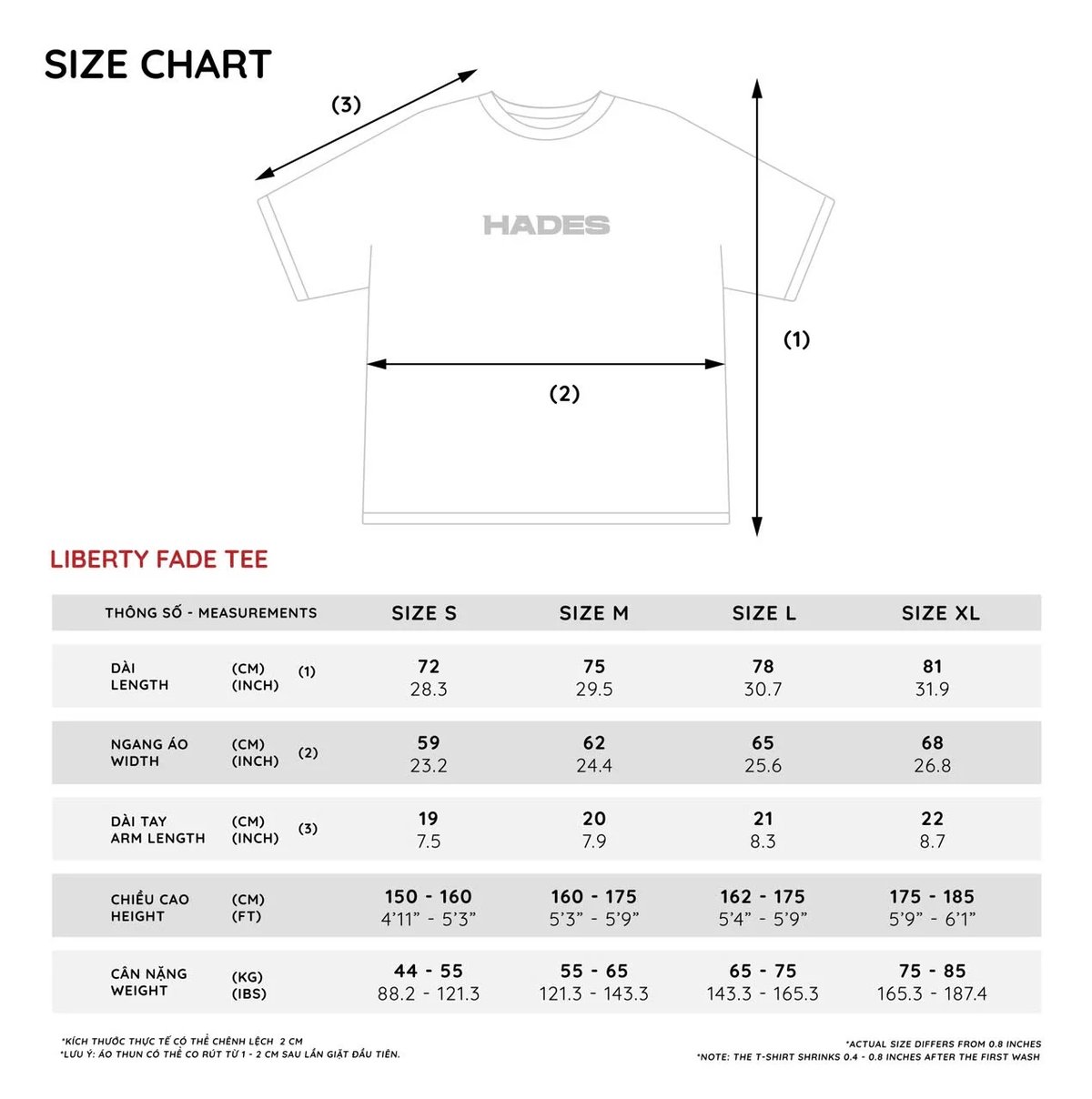 HADES Liberty Fade Graphic Tee