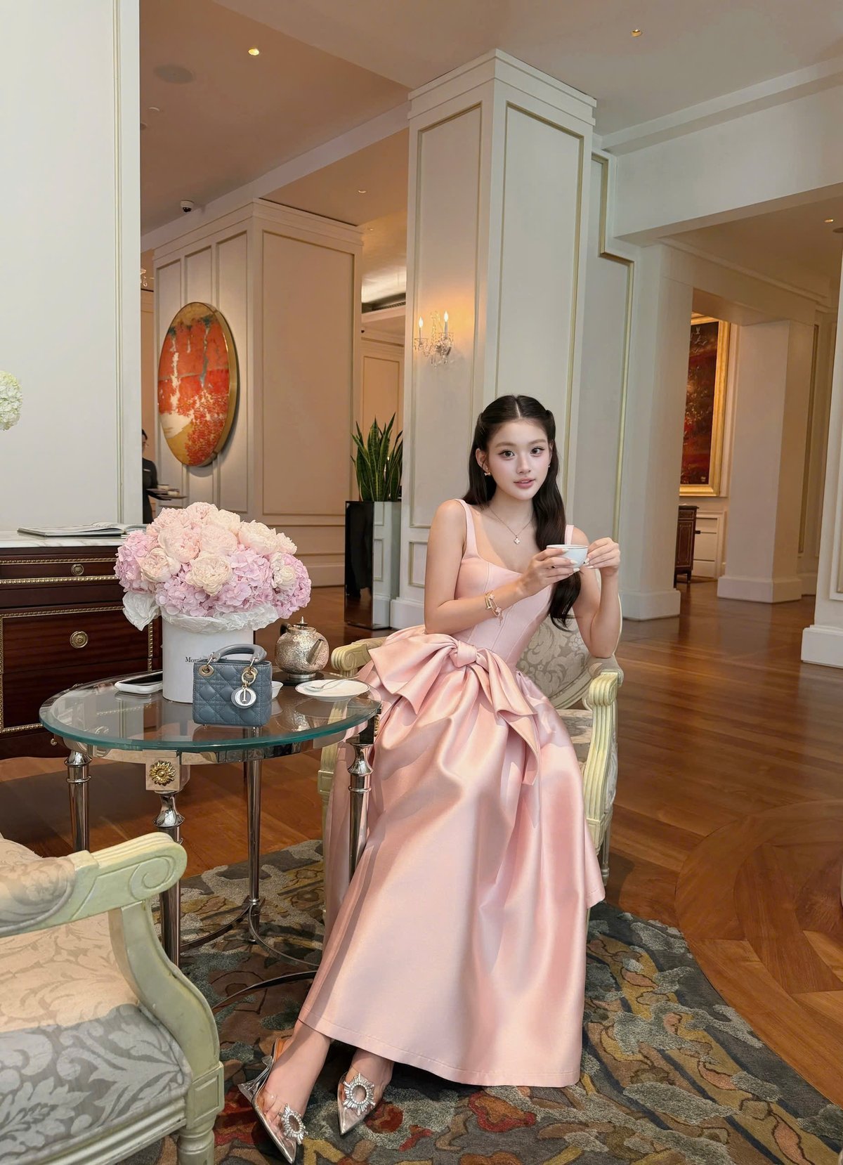 CHOU CHOU Mila Bow 蝴蝶結連身裙