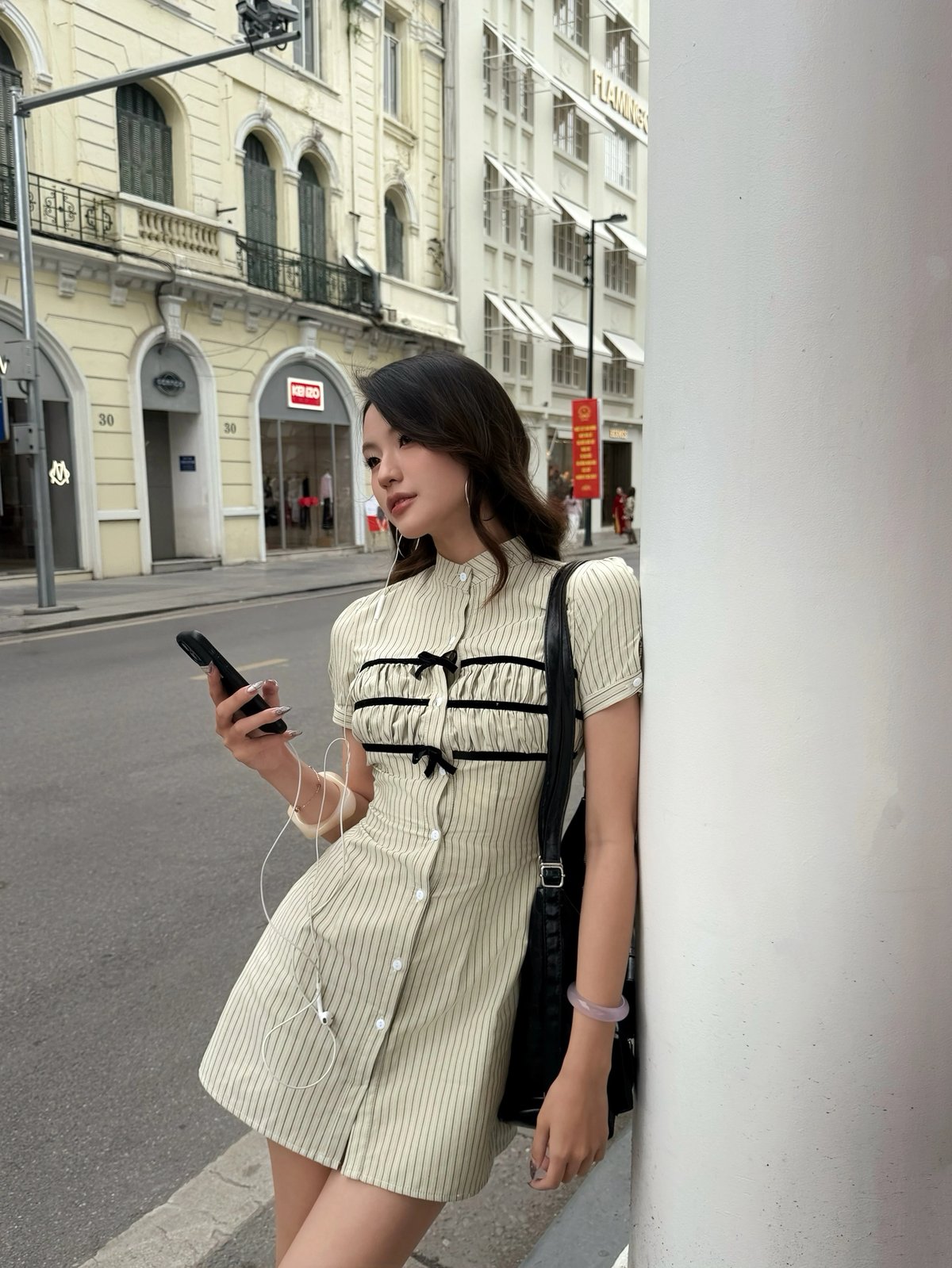 Sugar Crush Lumie Striped Mini Dress