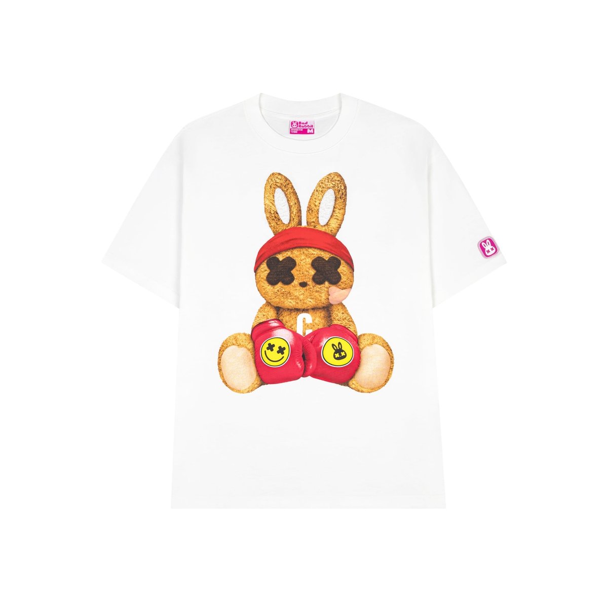 BAD RABBIT Boxing Rabbit 圖案棉質 T-shirt