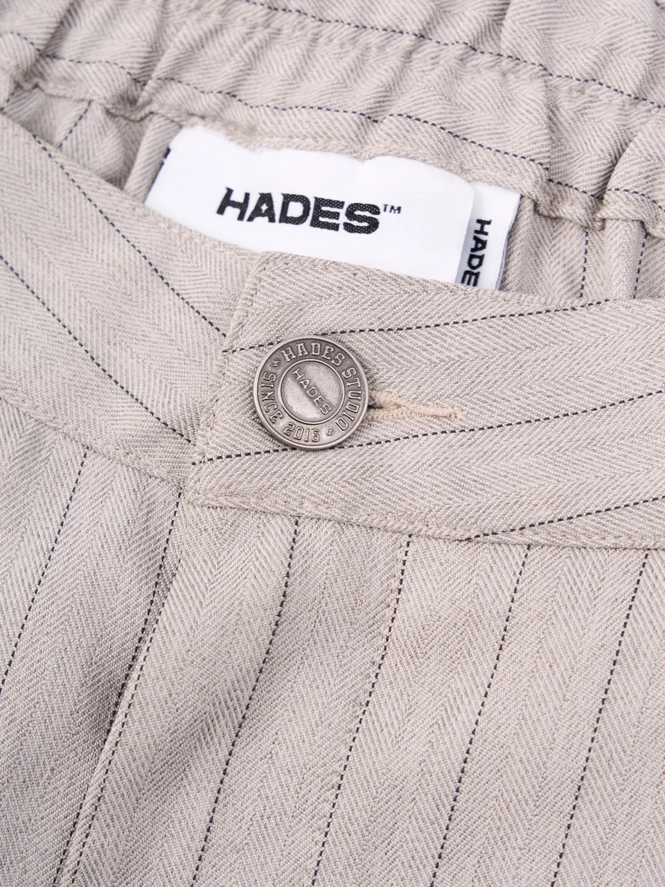 HADES BESTILO 細條紋寬褲