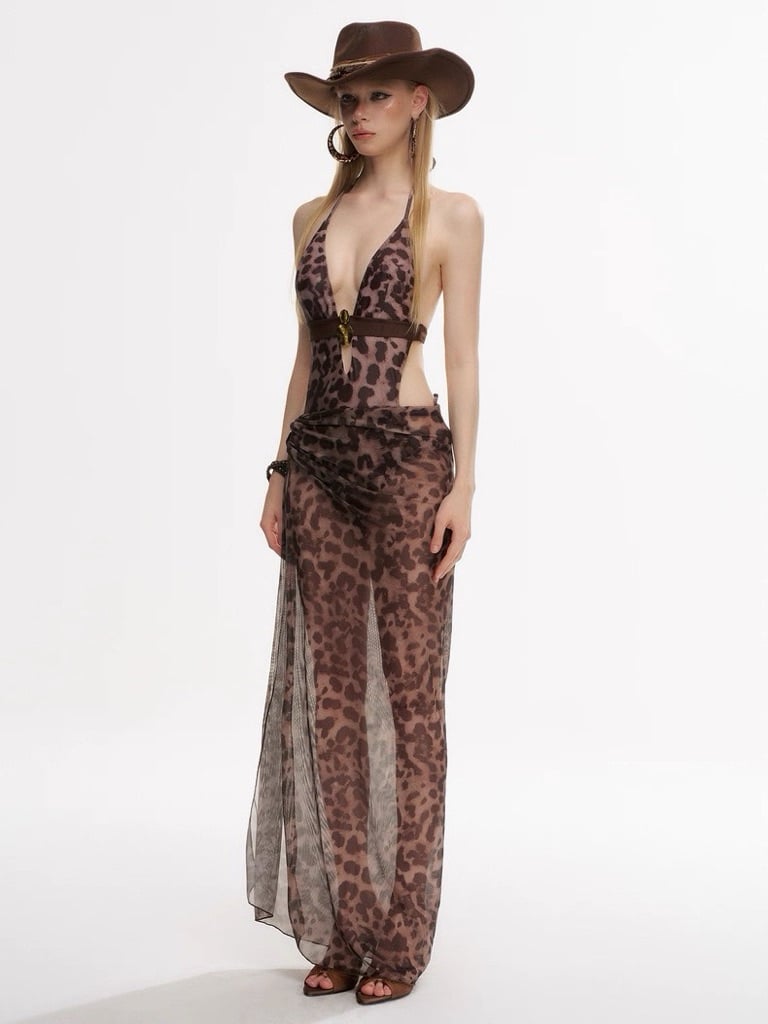 Pinkup Leopard Print Cut-out Set