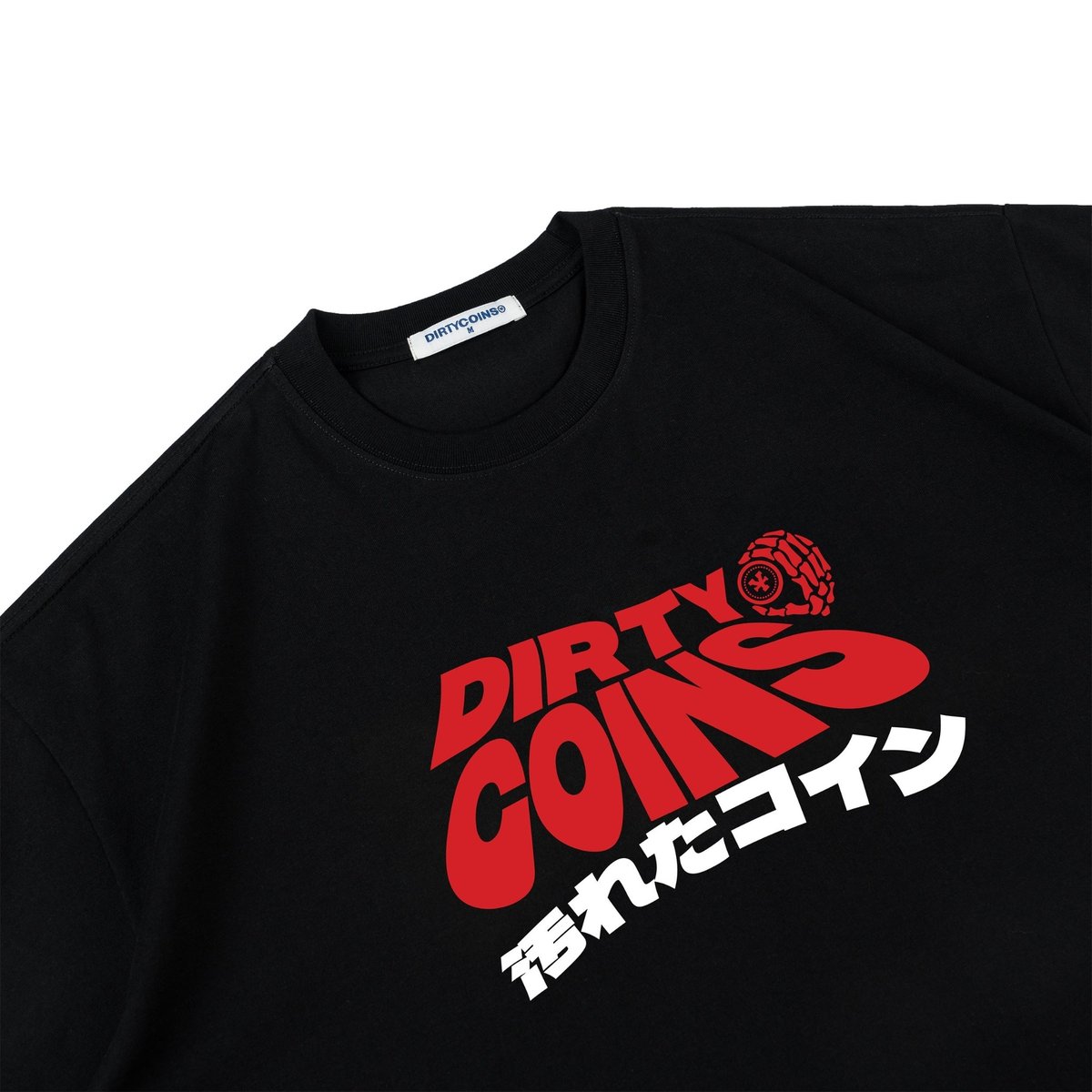 DIRTYCOINS Relaxed Boxy DC Wavy Logo 寬鬆盒狀版型 T-shirt