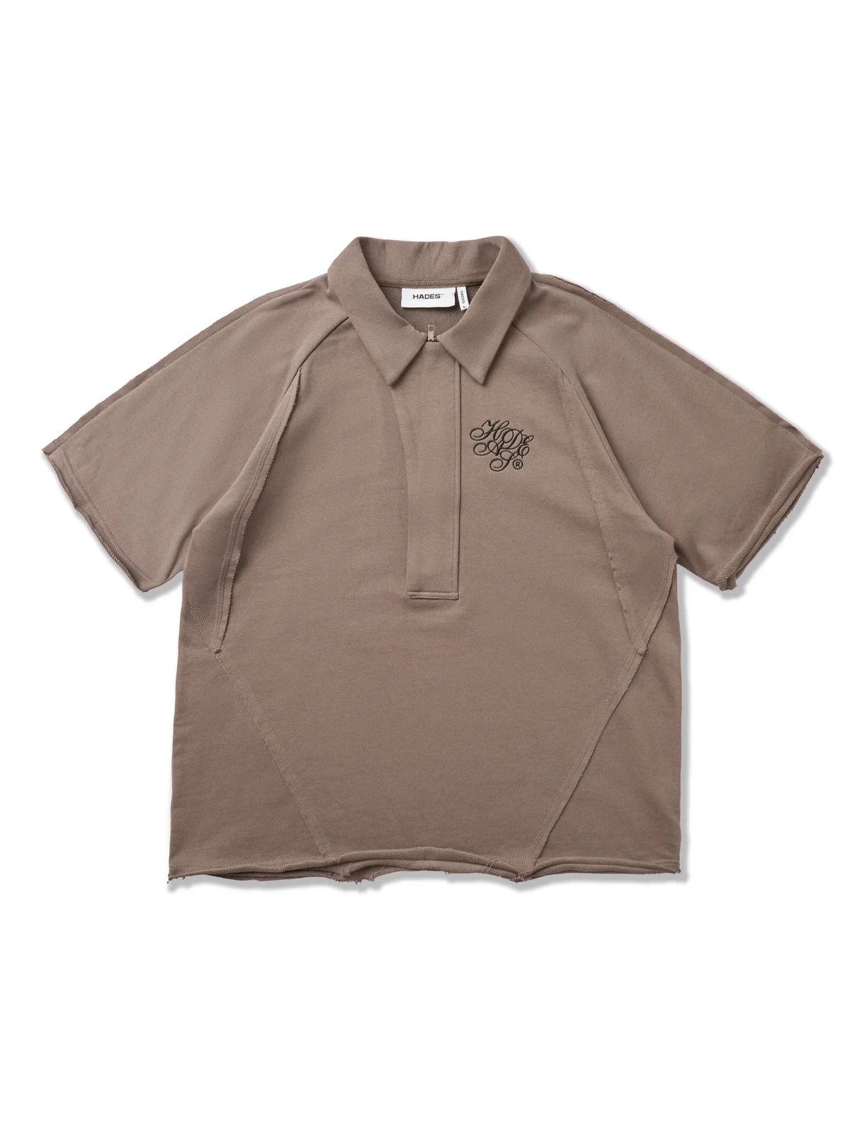 HADES Splice Polo Shirt - Brown