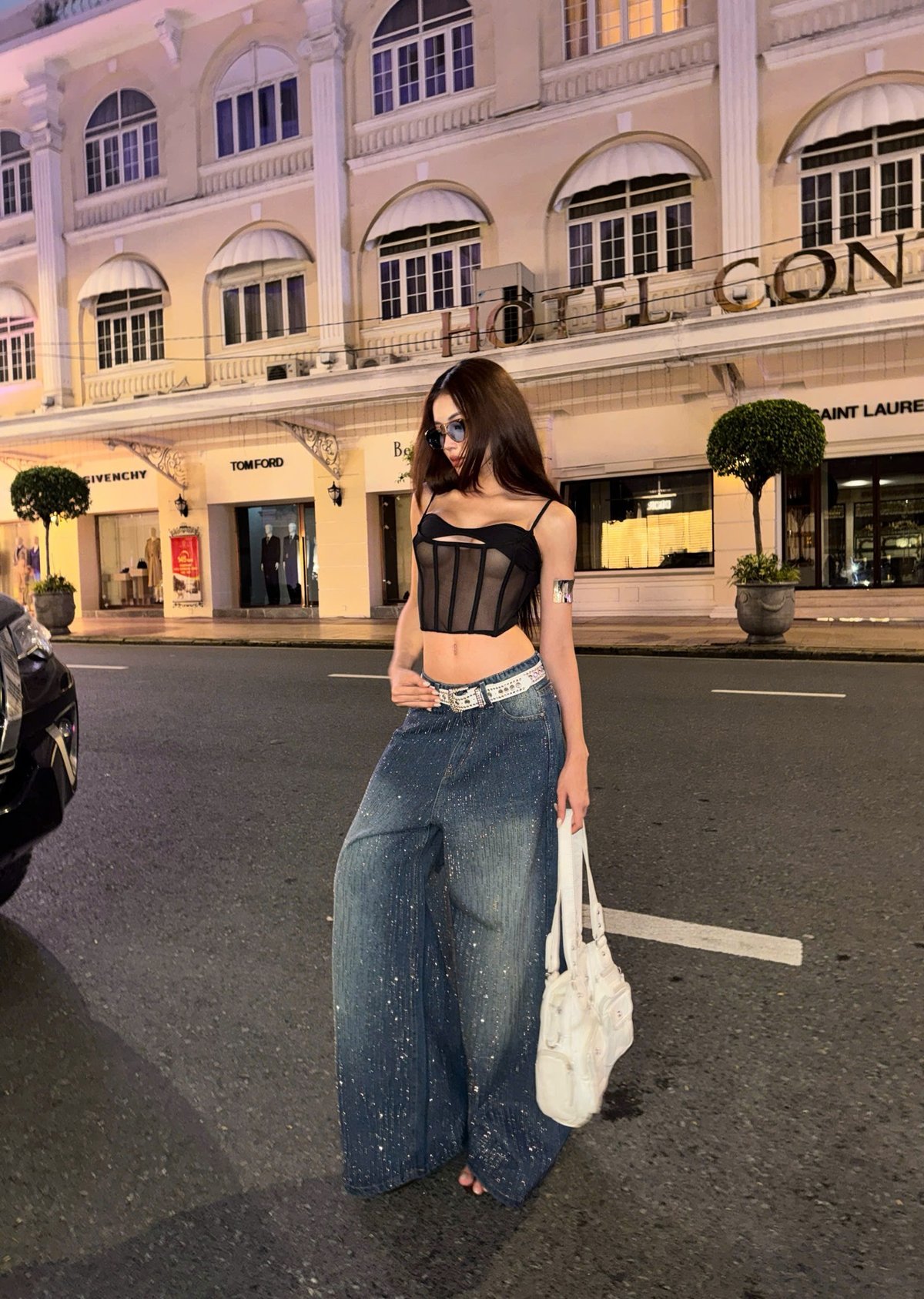 KILL SYSTEM JASMINE 性感透視束身吊帶背心