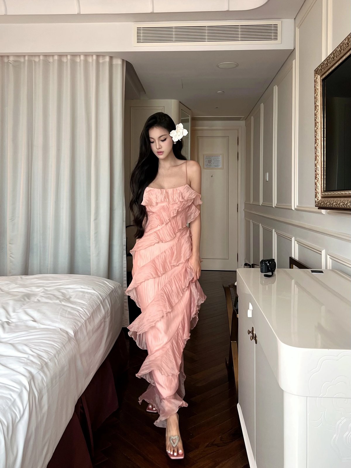 AMELIE Isabella Dress - Pink
