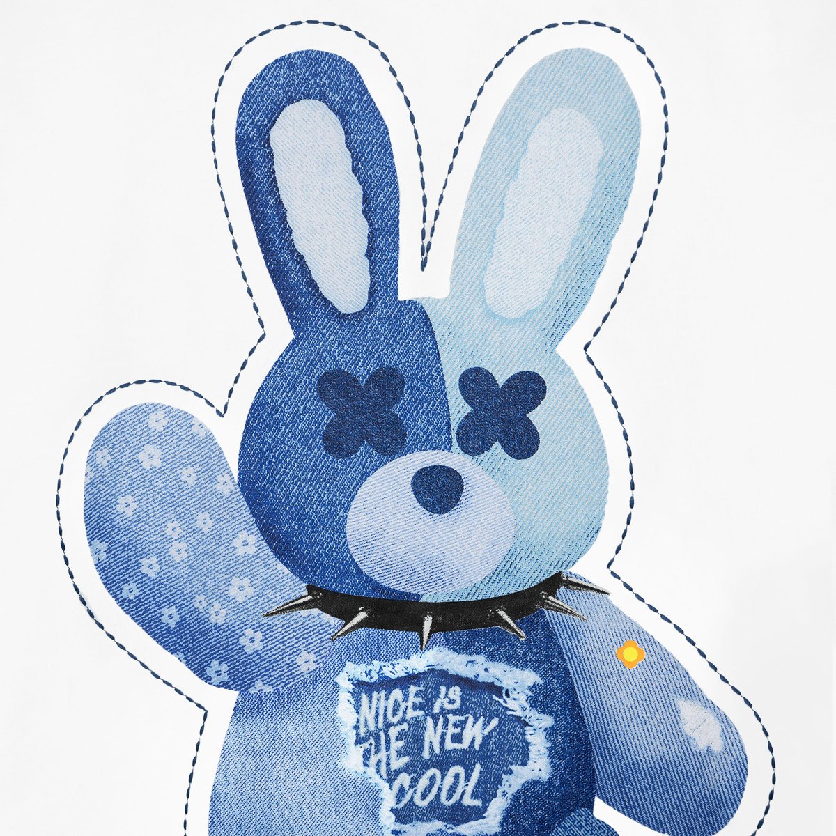 BAD RABBIT Jean Rabbit Graphic Tee - White