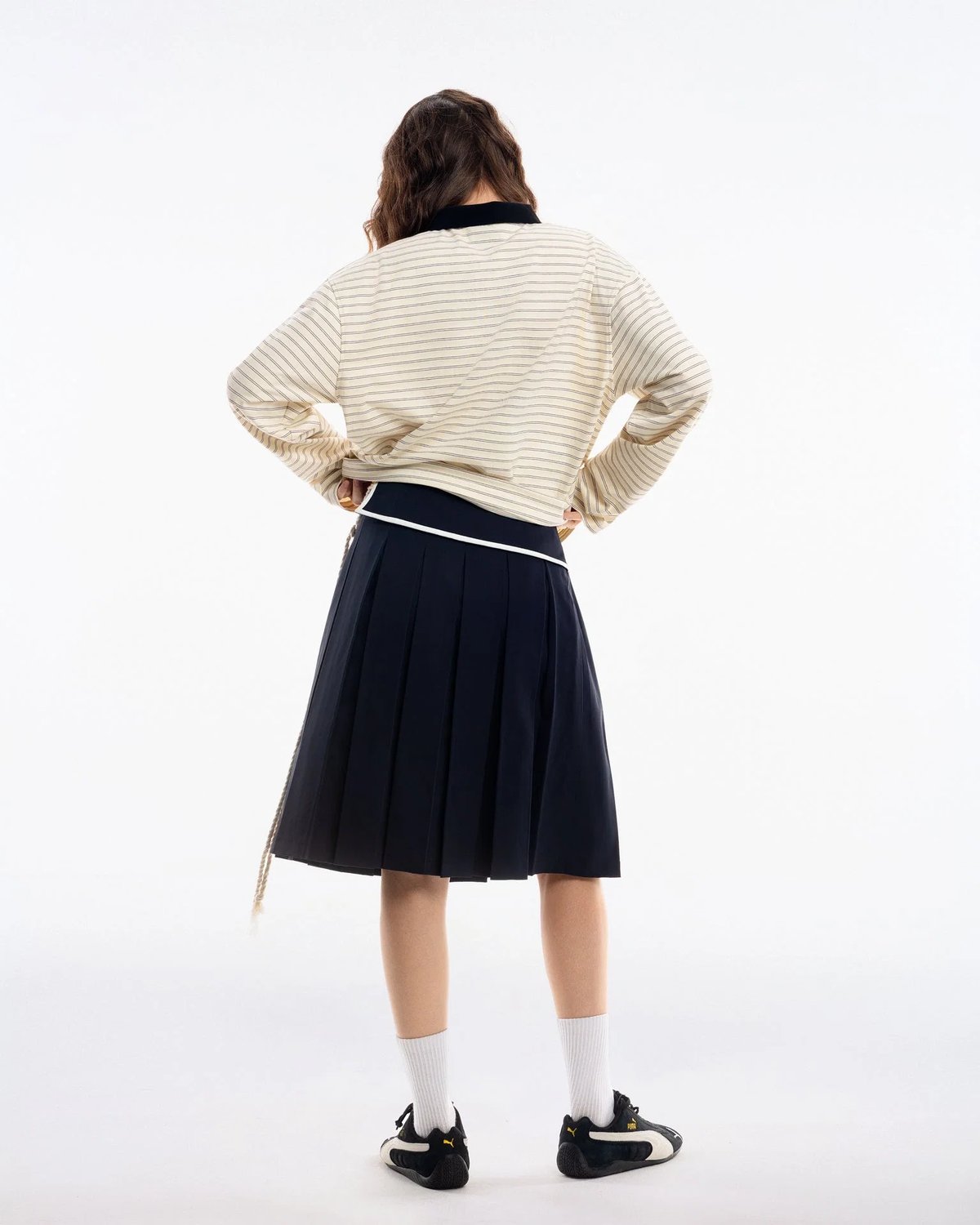 PUSH PUSH NOA Striped Polo Tee
