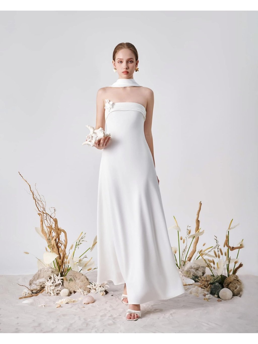 Late Summer Canvas Dress - REDBEAN