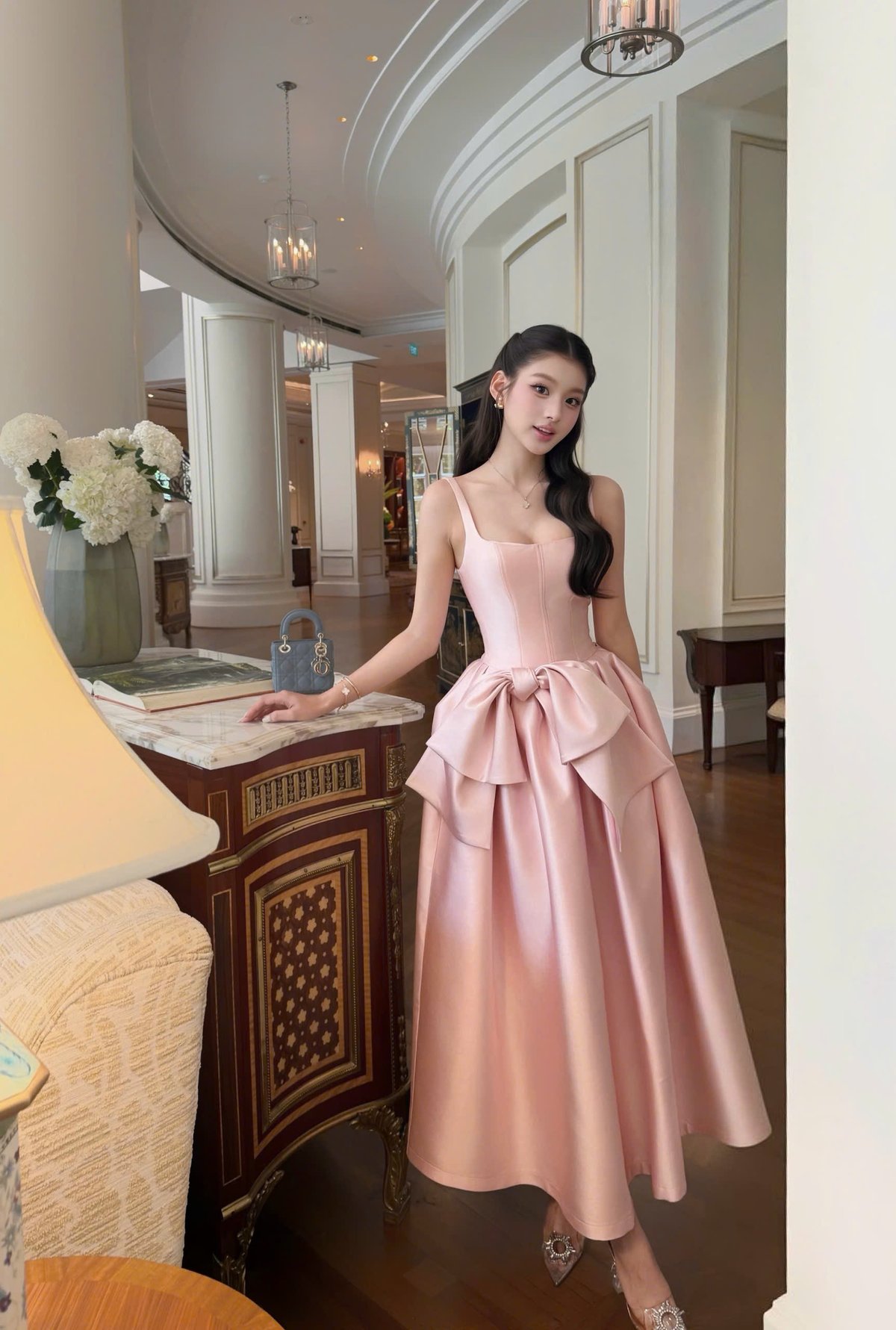 CHOU CHOU Mila Bow 蝴蝶結連身裙