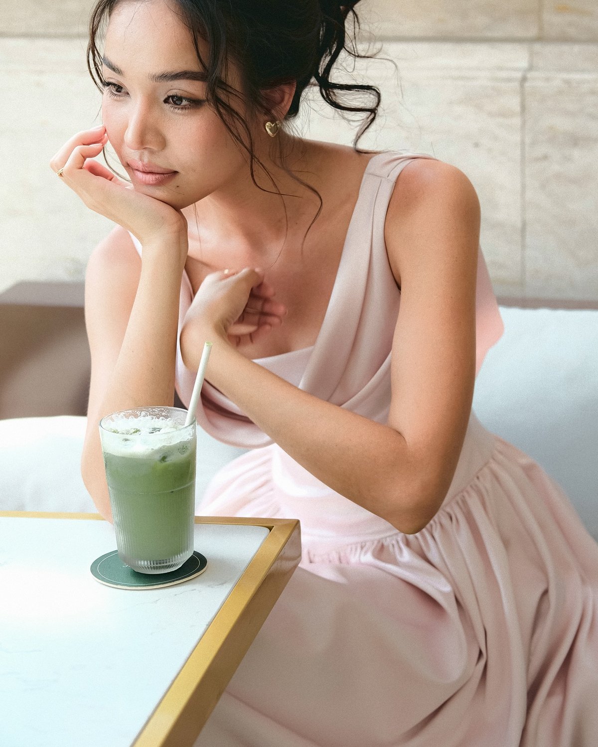 JUBIN DAHLIA A-Line Corset Mini Dress