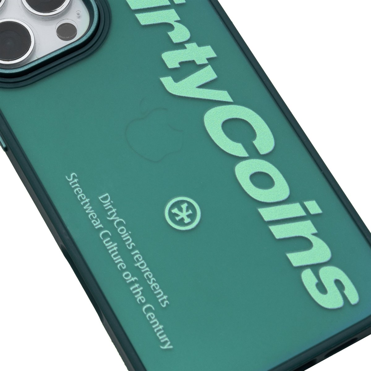 DirtyCoins iPhone 磨砂 Logo 款手機殼 - 綠色