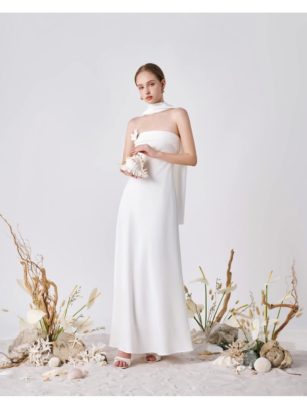 Late Summer Canvas Dress - REDBEAN