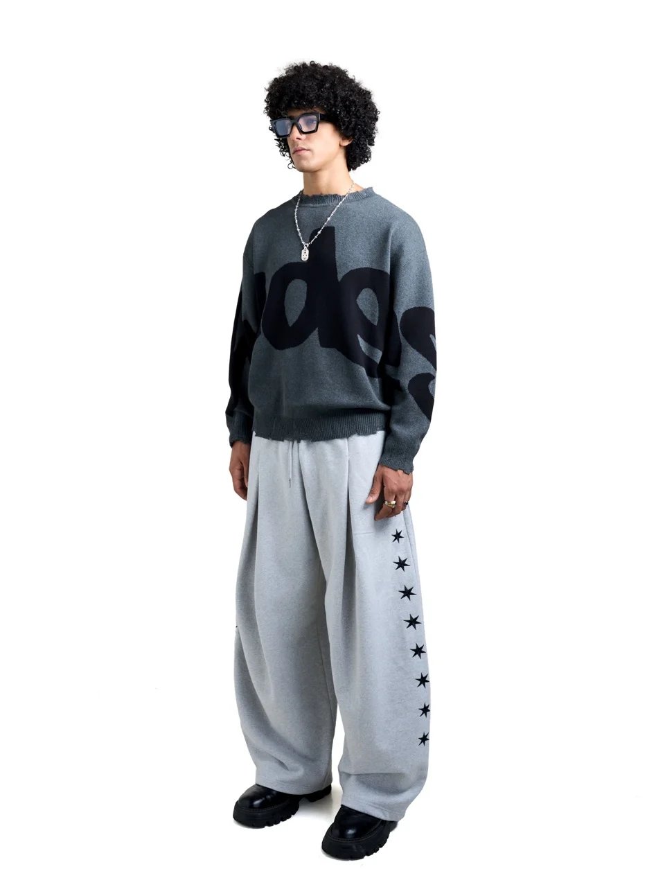 HADES Rebel Knit Sweater - Grey