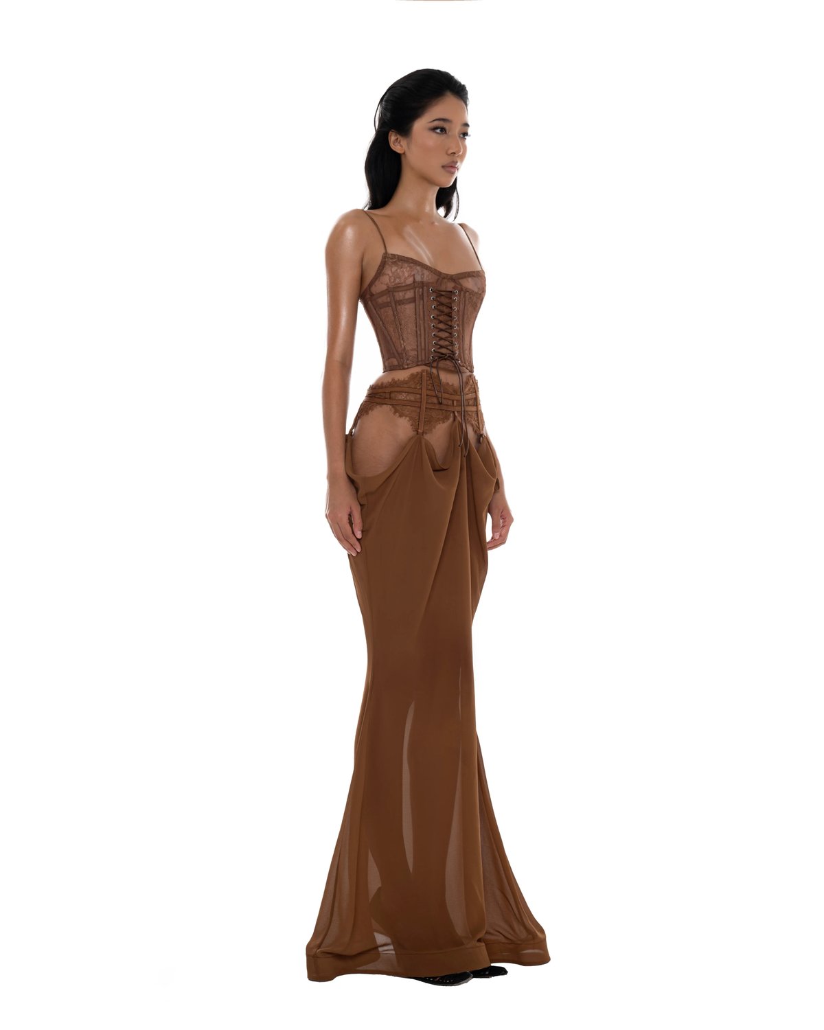 HUELLEYROSE Emi Set Brown