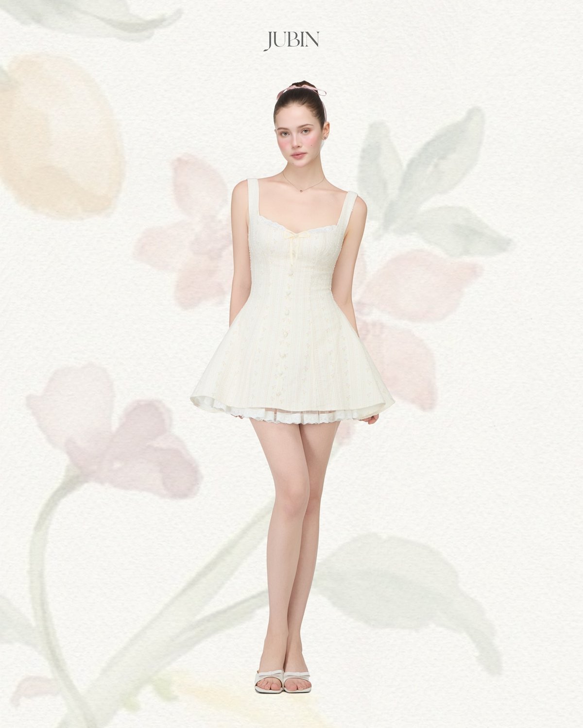JUBIN SANDY DRESS 塑身胸衣風 A 字迷你裙