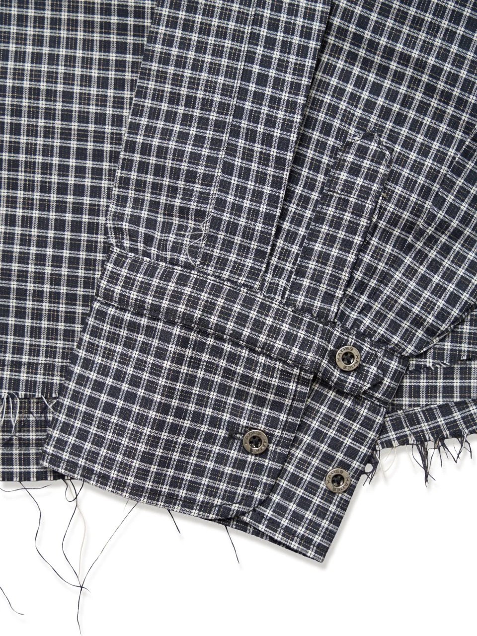 HADES Threadline Long Sleeve Striped Shirt - Black