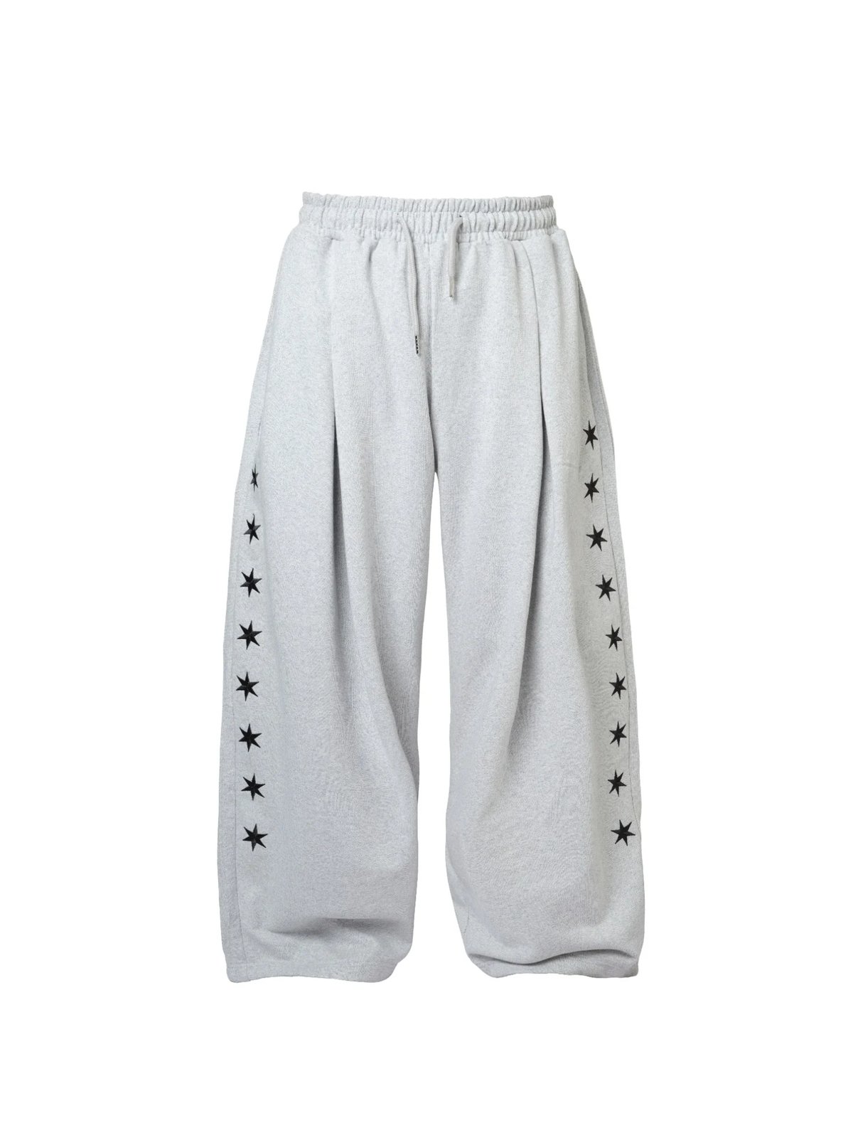 HADES VOID DRIFTER Star Embroidered Wide Leg Sweatpants