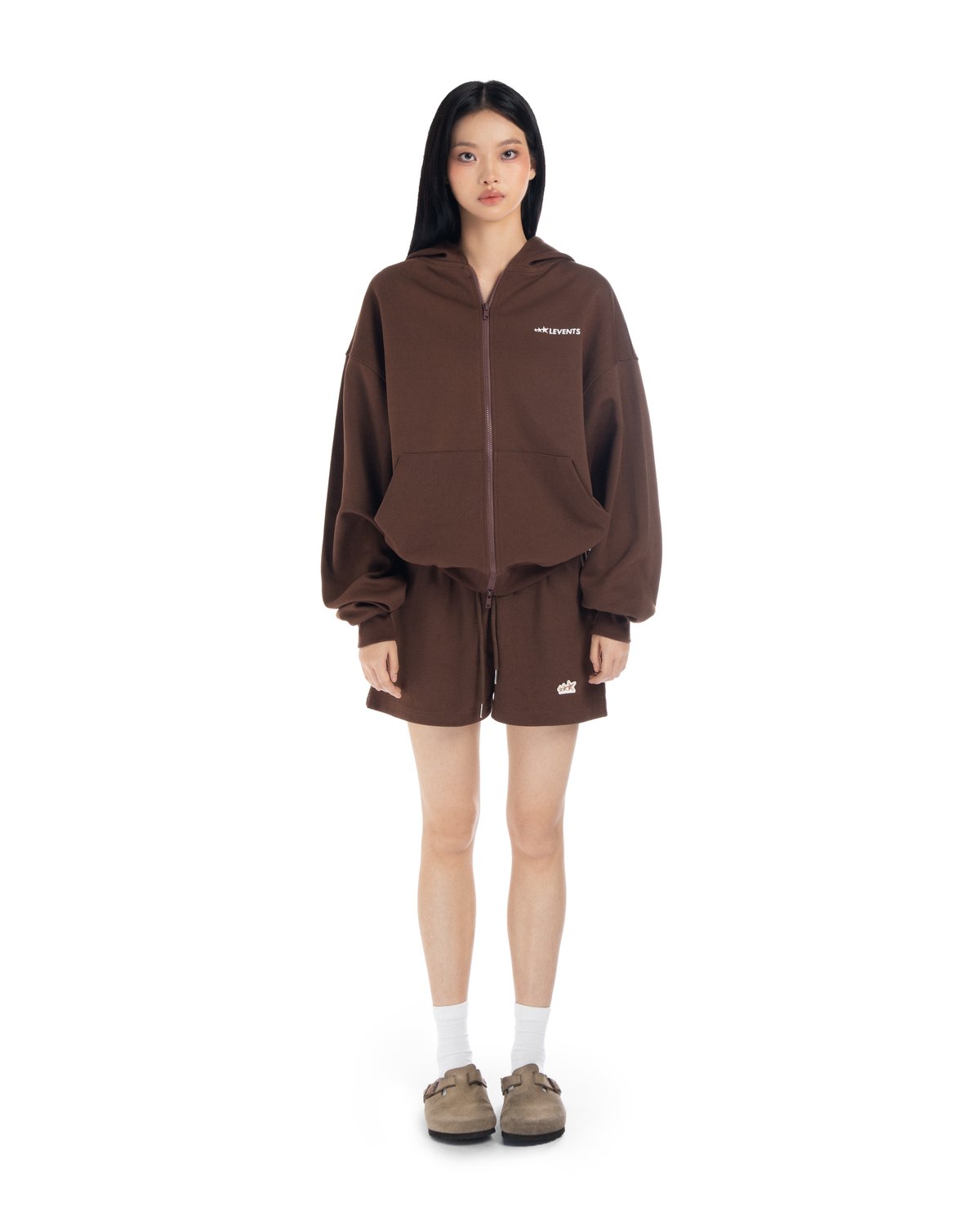 Levents® XL Logo Zipper Hoodie Boxy Fit